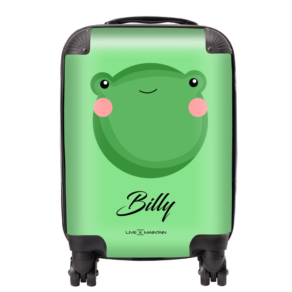 Personalised Frog Kids Suitcase