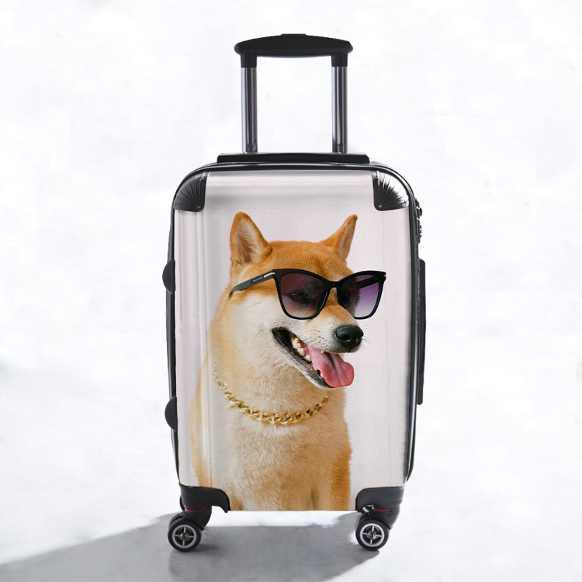 Upload Your Pet Photo Suitcase