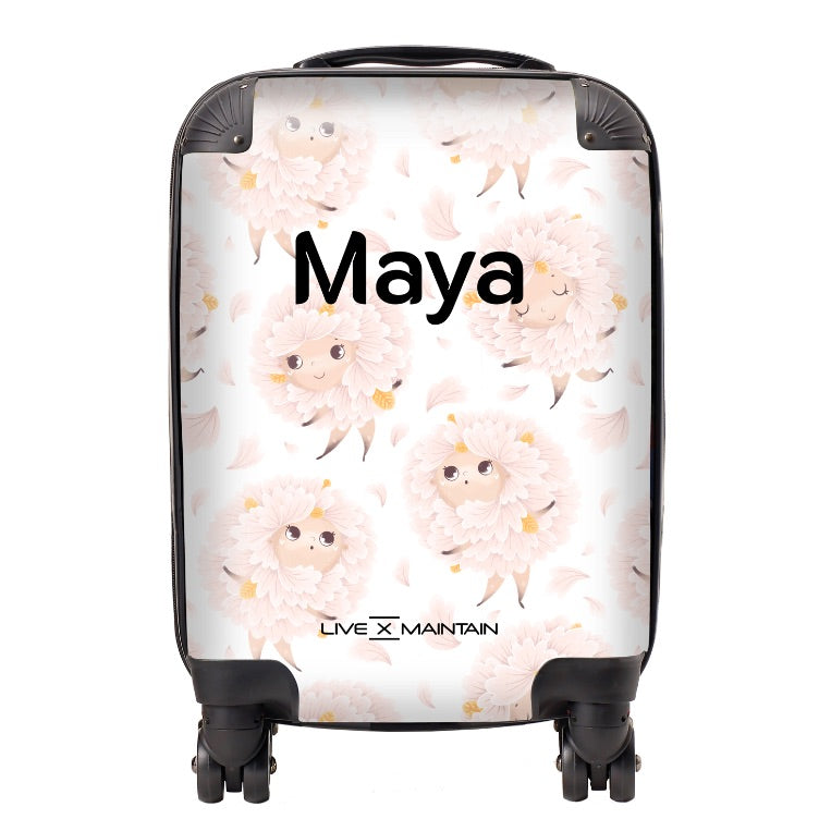 Personalised Flower Girl Name Kids Suitcase
