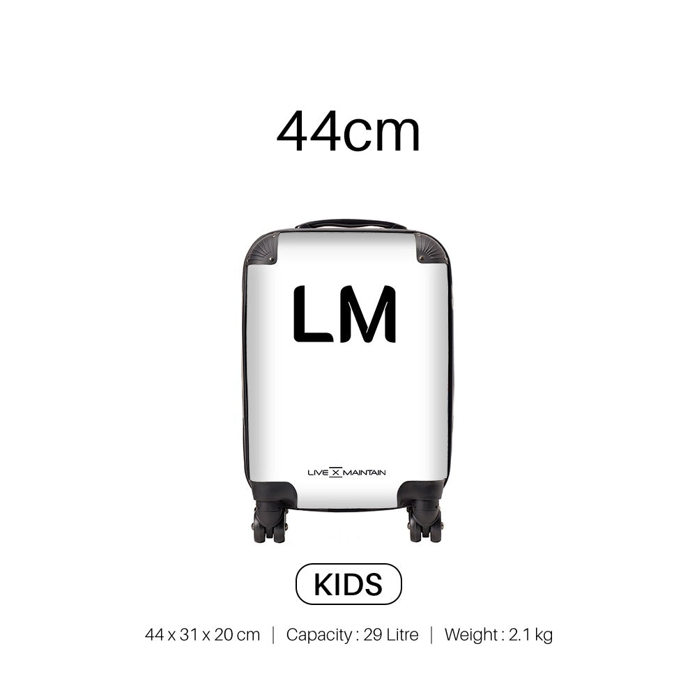 Personalised kids shop luggage