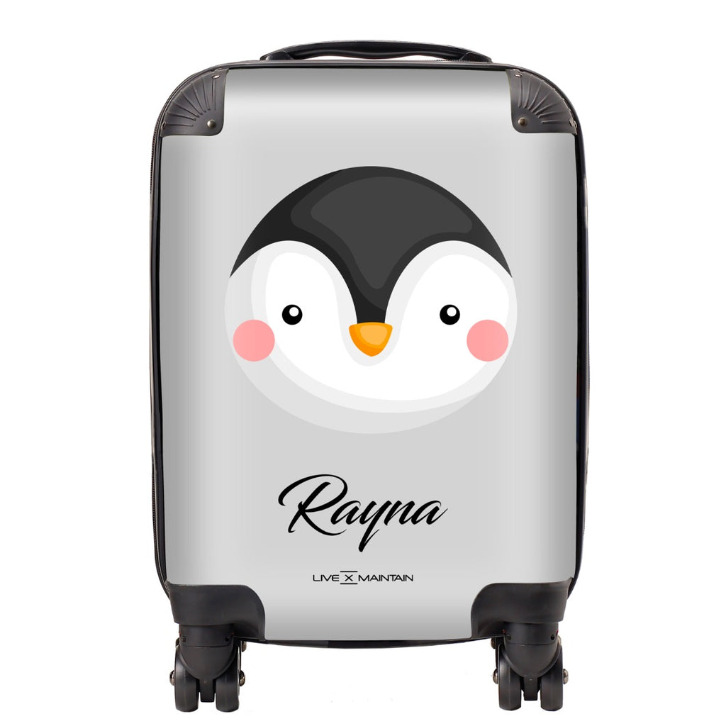 Personalised Penguin Kids Suitcase