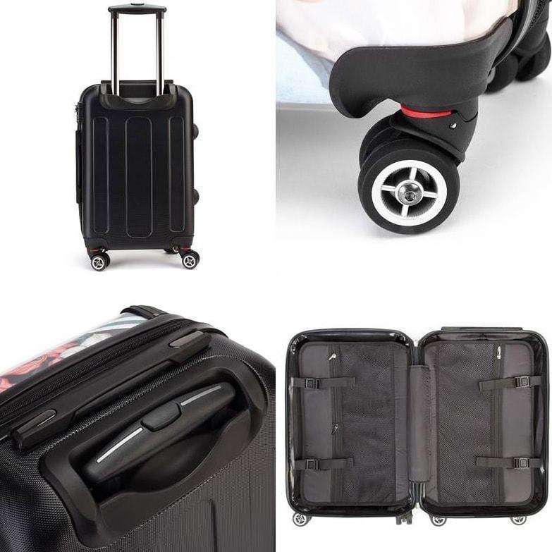 Personalised Gradient Ombre Initials Suitcase