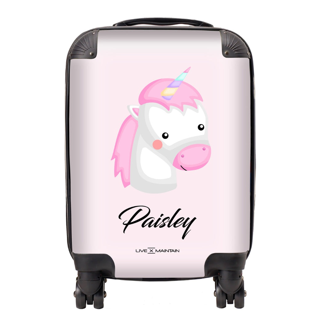 Personalised Cute Unicorn Kids Suitcase