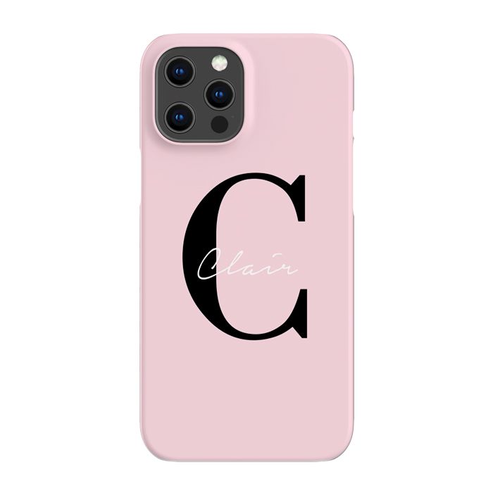 Personalised Bloom Name Initial iPhone 13 Pro Max Case