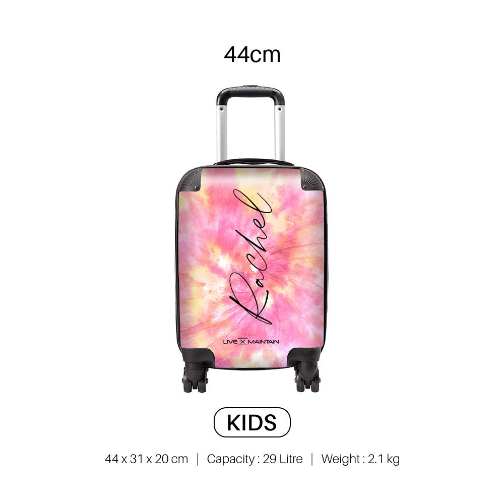 Personalised Tie Dye Name Suitcase