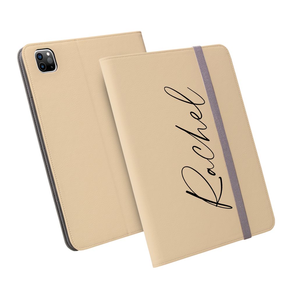 Personalised Tan Name iPad Pro Case