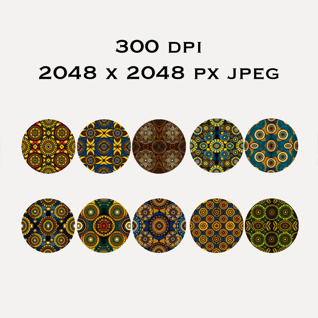 40 Ankara African Wax Fabric High Res Backgrounds