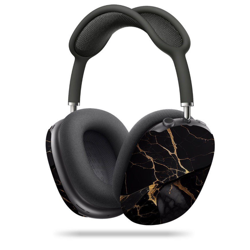 Black Gold Marble AirPod Max Case