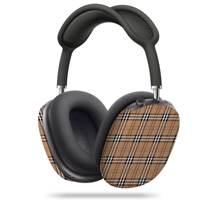 Brown Tartan AirPod Max Case