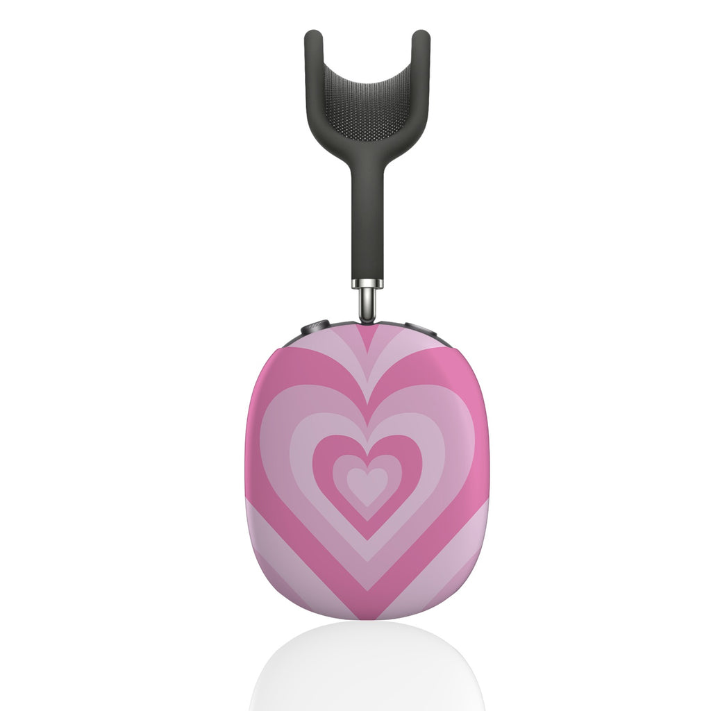 Pink Heart Latte AirPod Max Case