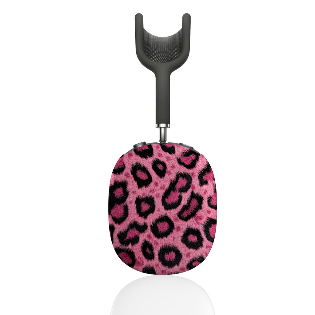 Pink Leopard Print AirPod Max Case