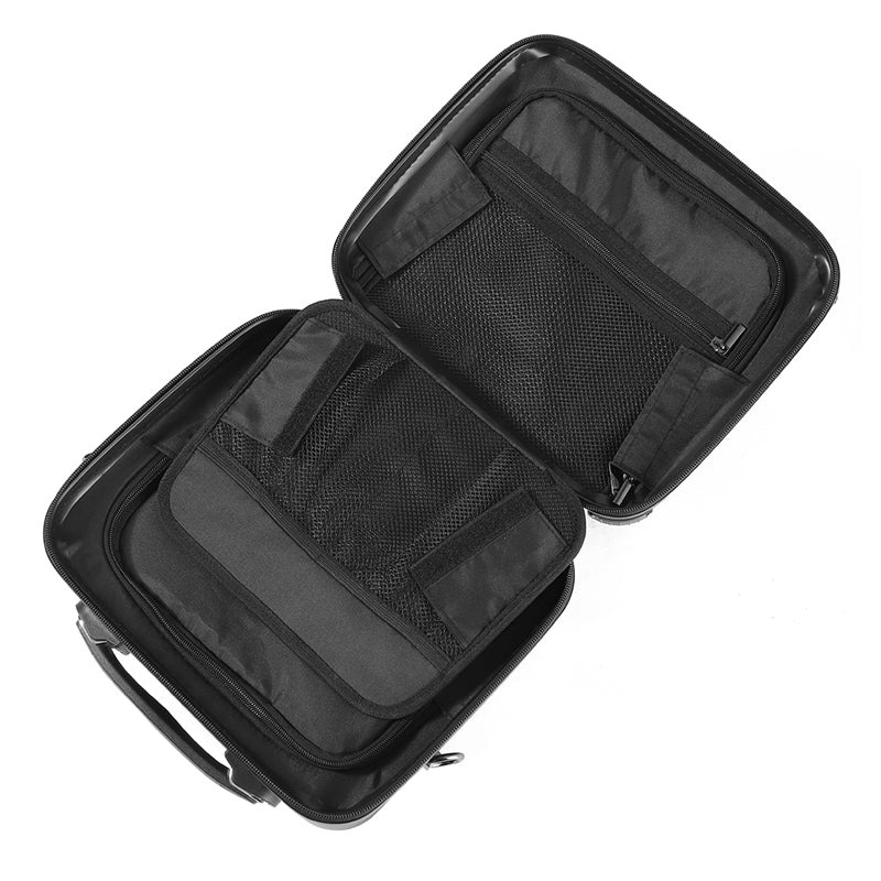 Personalised Rose Gold Marble Initials Suitcase