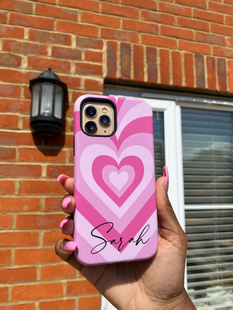 Pink Heart Latte iPhone 16 Pro Case