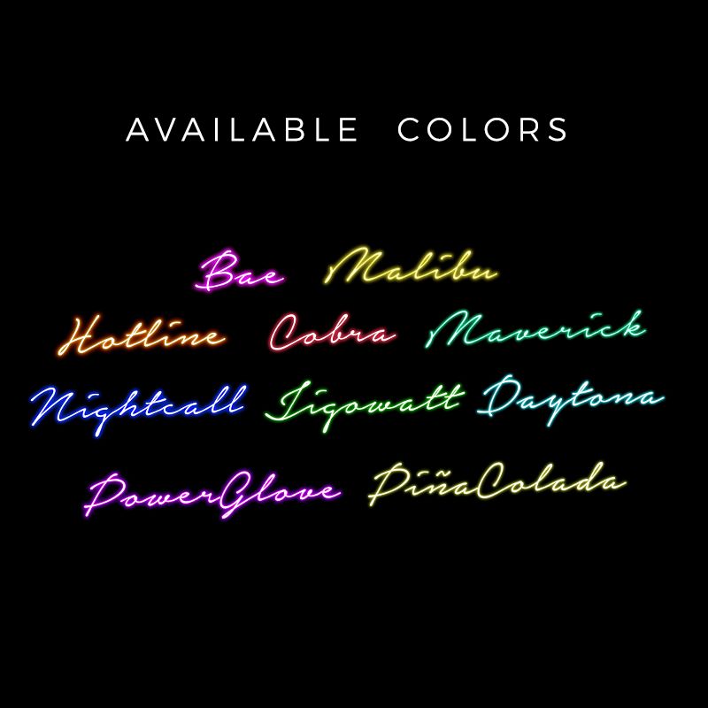 Personalised Neon Initial Name iPhone 17 Air Case