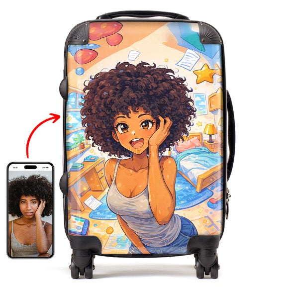 Personalised Anime Suitcase