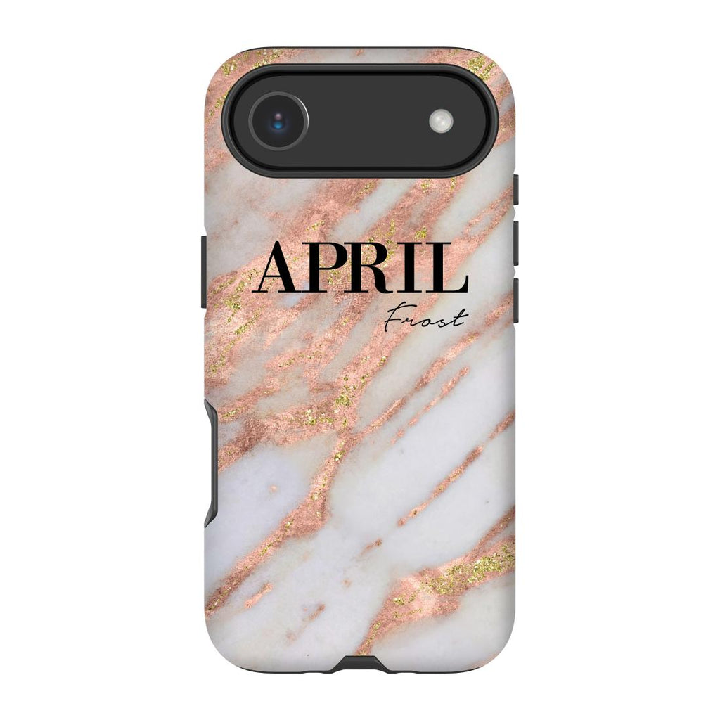 Personalised Aprilia Marble Name iPhone 17 Air Case
