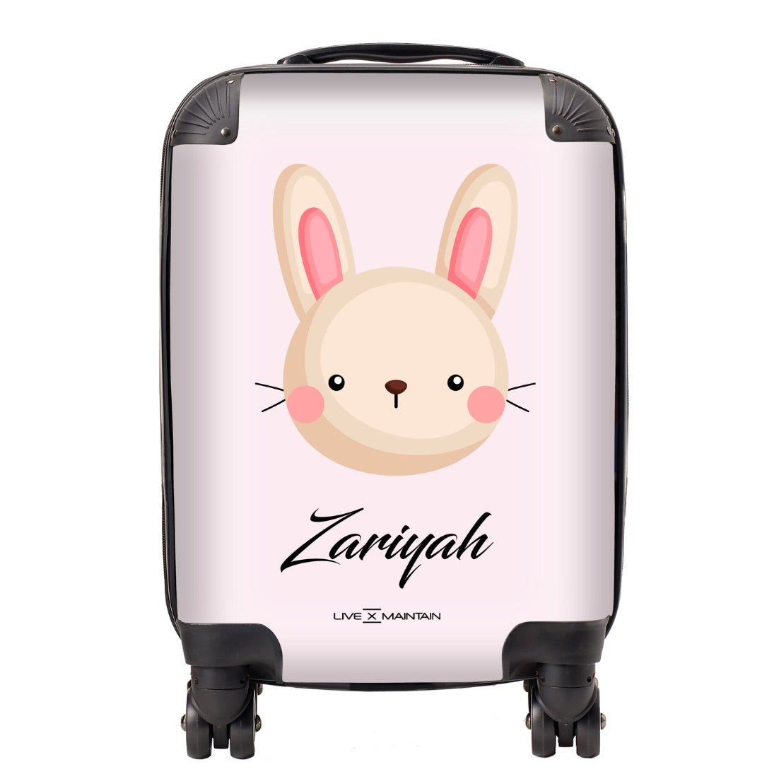 Personalised Bunny Kids Suitcase – LIVE x MAINTAIN