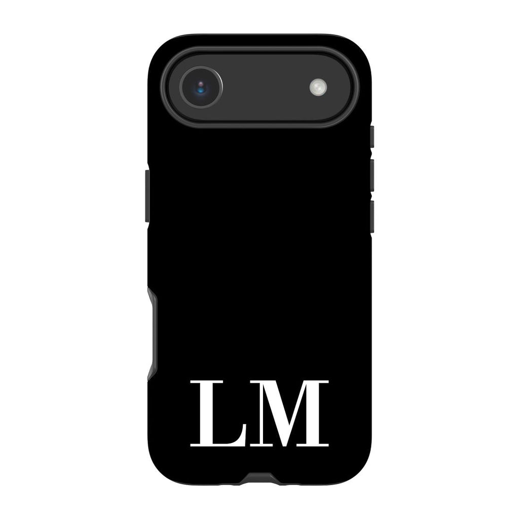 Personalised Black x White Initials iPhone 17 Air Case