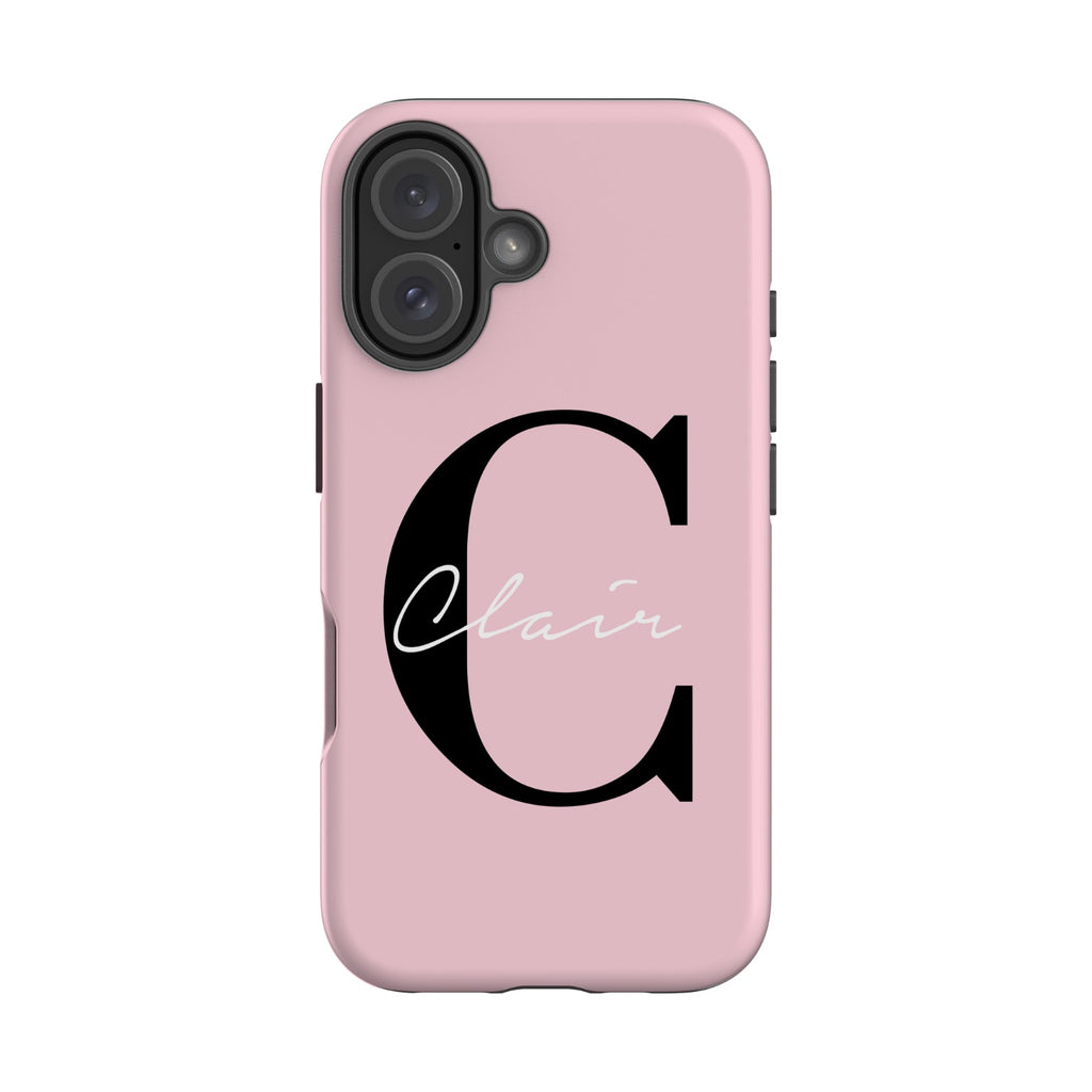 Personalised Bloom Name Initial iPhone 16 Case
