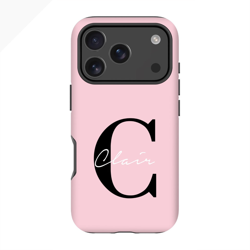 Personalised Bloom Name Initial iPhone 17 Pro Case