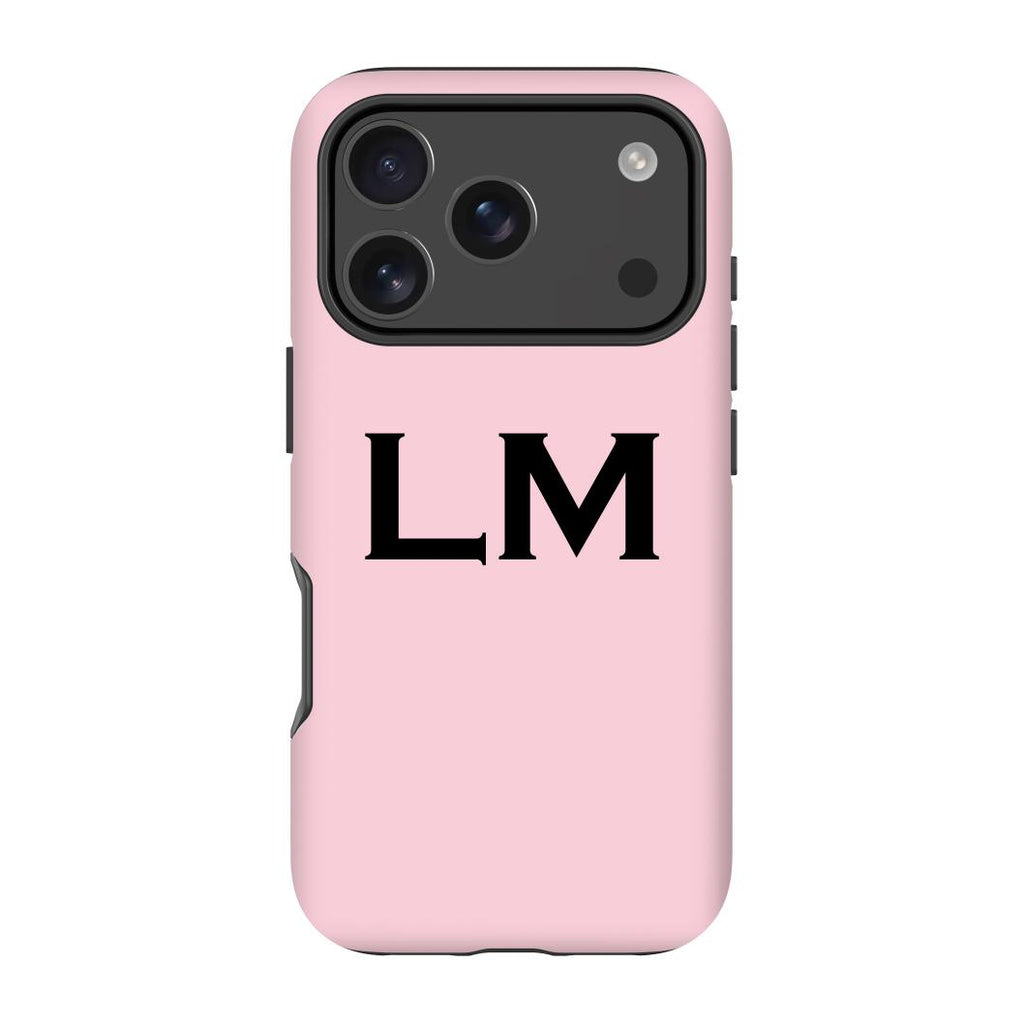 Personalised Bloom Top Initials iPhone 17 Pro Case