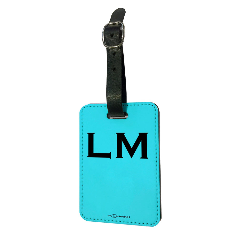 Personalised Blue Initials Passport Cover