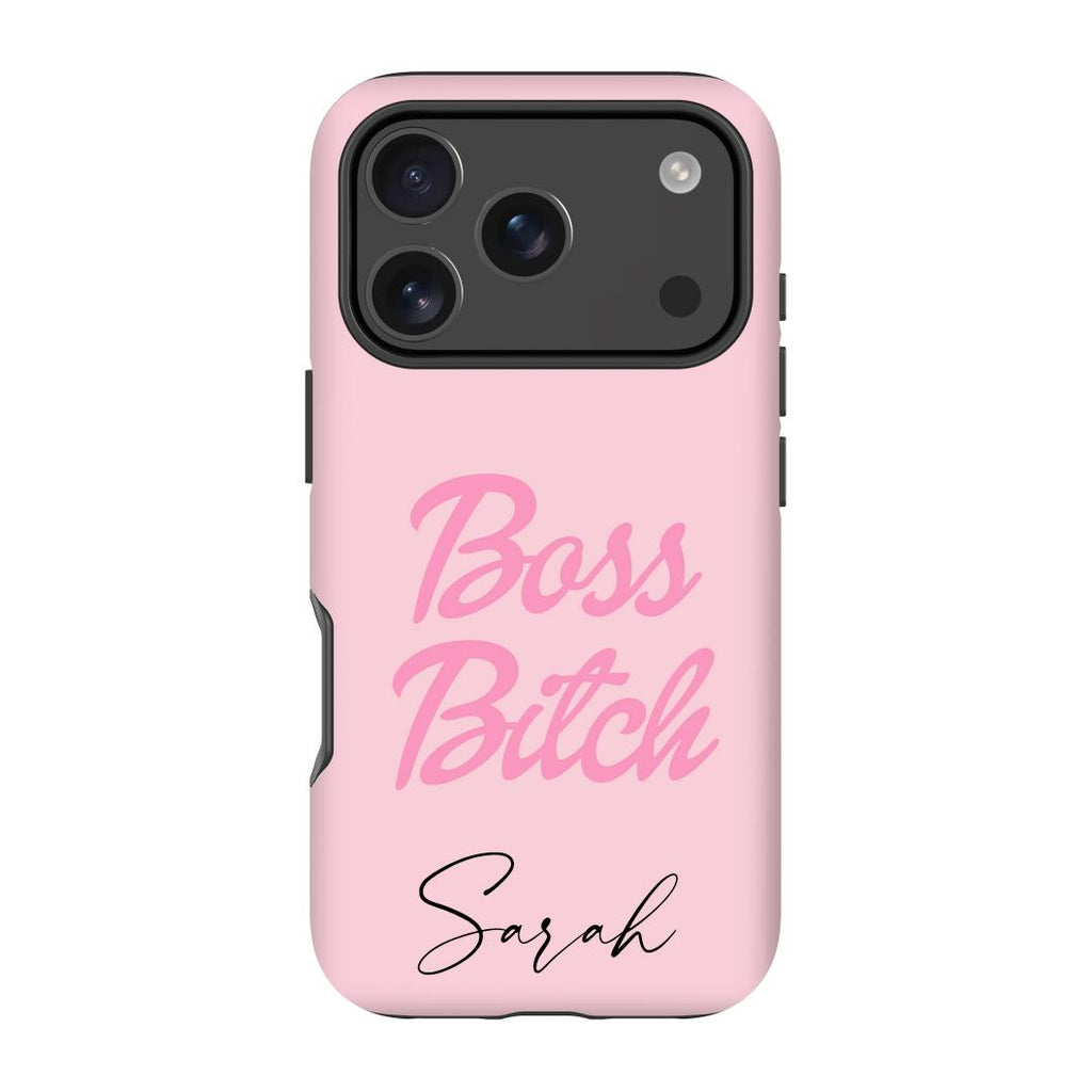Personalised Boss B*tch iPhone 17 Pro Max Case