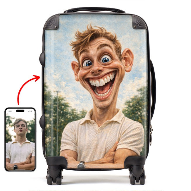 Personalised Caricature Suitcase