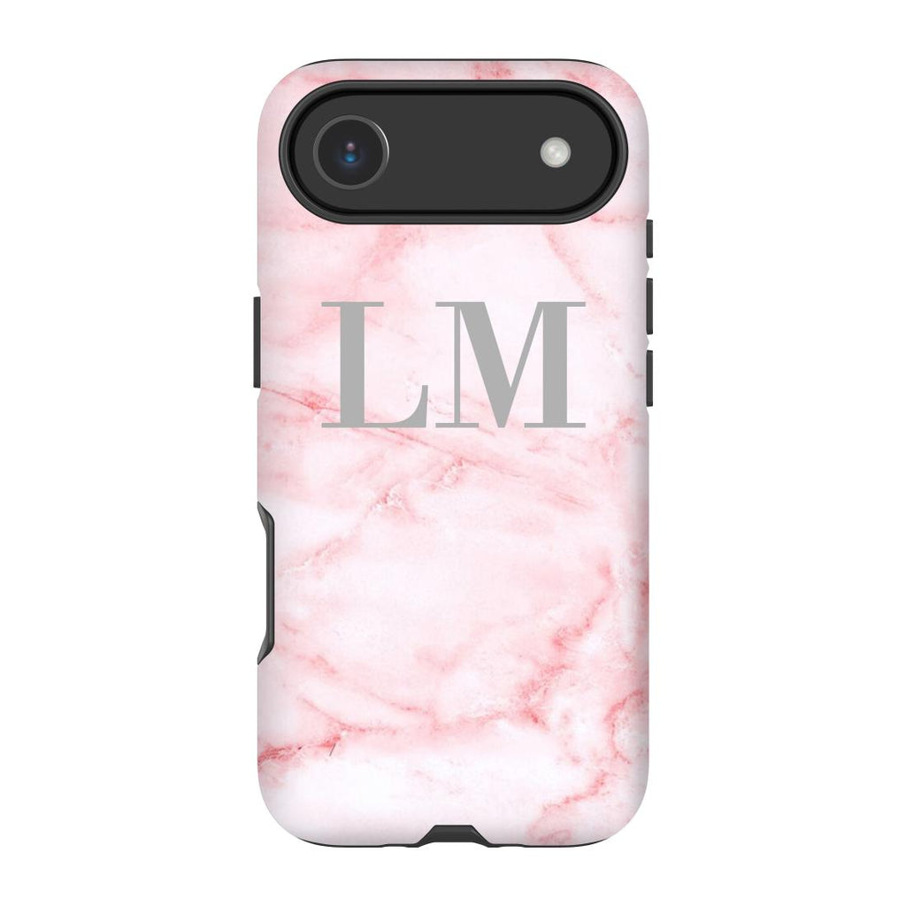 Personalised Cotton Candy Marble Initials iPhone 17 Air Case