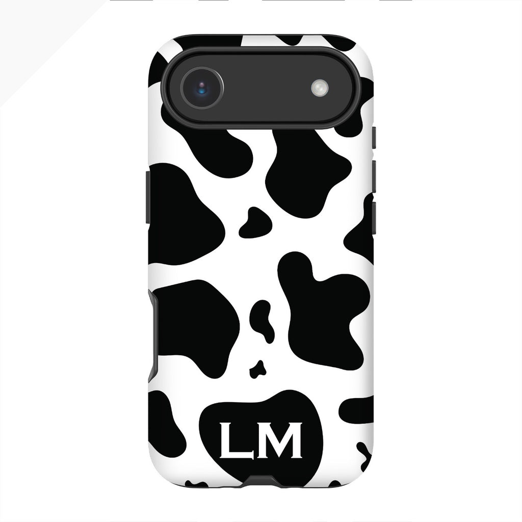 Personalised Cow Print Initials iPhone 17 Air Case