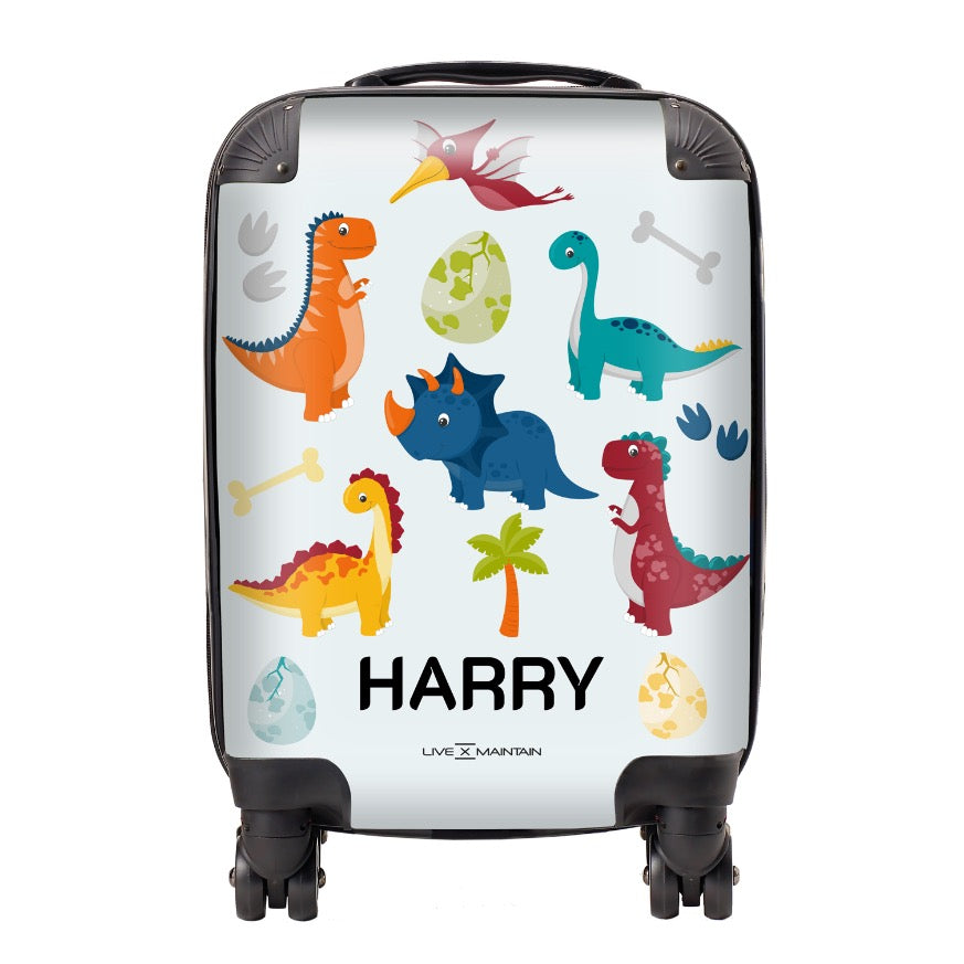 Personalised Dinosaur Kids Suitcase