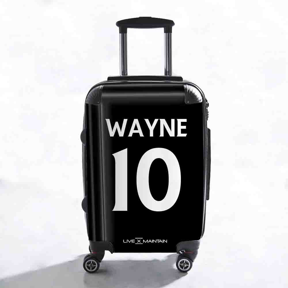 Personalised Football Name and Number Suitcase