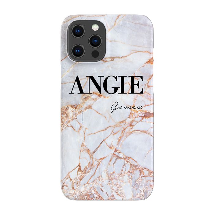 Personalised Fragment Marble Name iPhone 16 Pro Max Case