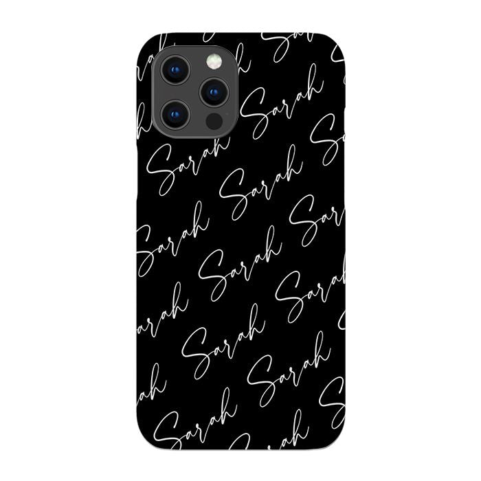 Personalised Script Name All Over iPhone 16 Pro Max Case