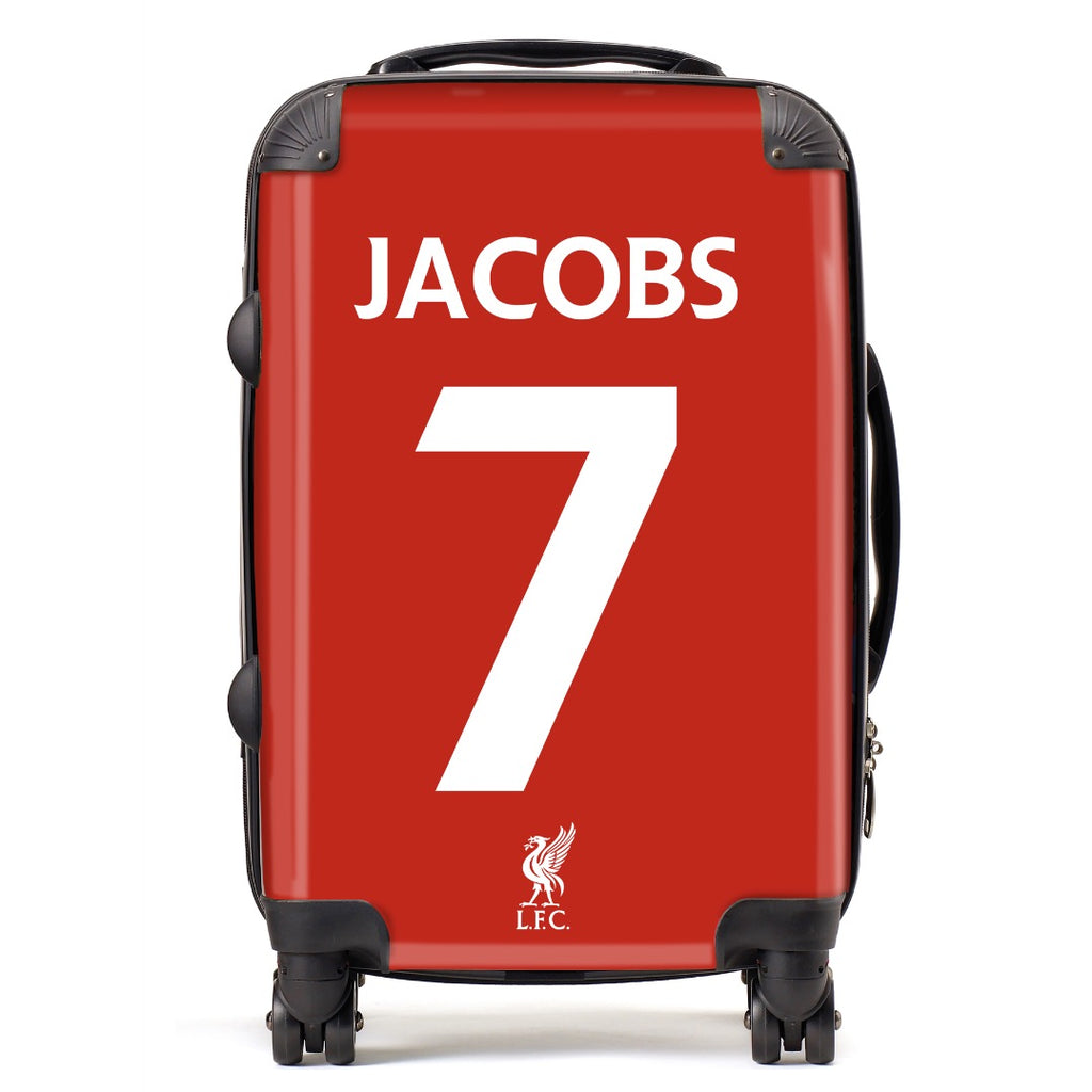 Limited Edition Personalised LFC Name Suitcase
