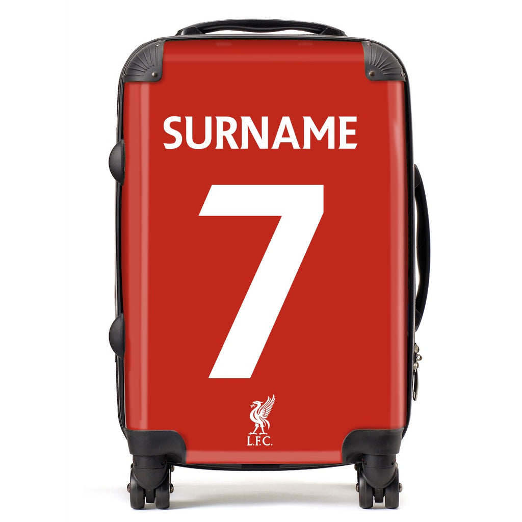Limited Edition Personalised LFC Name Suitcase