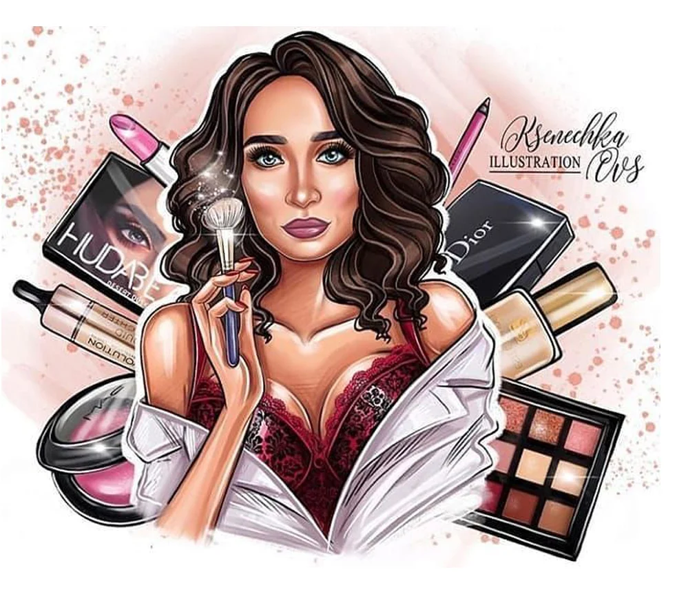 Personalised Beauty Aesthetics Logo Handheld Makeup Mirror