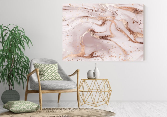 Liquid Marble Canvas Print Wall Art