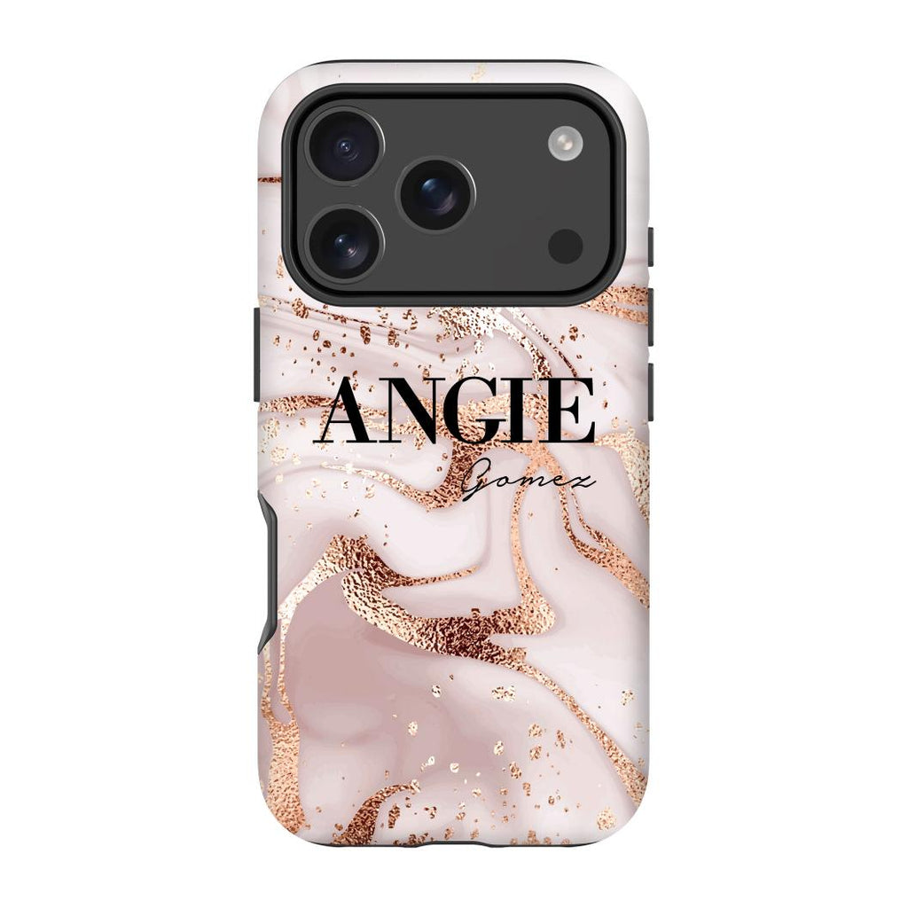 Personalised Liquid Marble Name iPhone 17 Pro Max Case