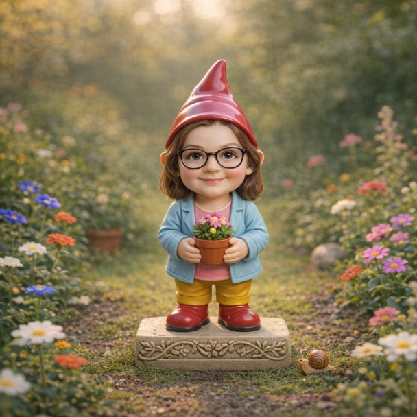 Personalised Garden Gnome Suitcase