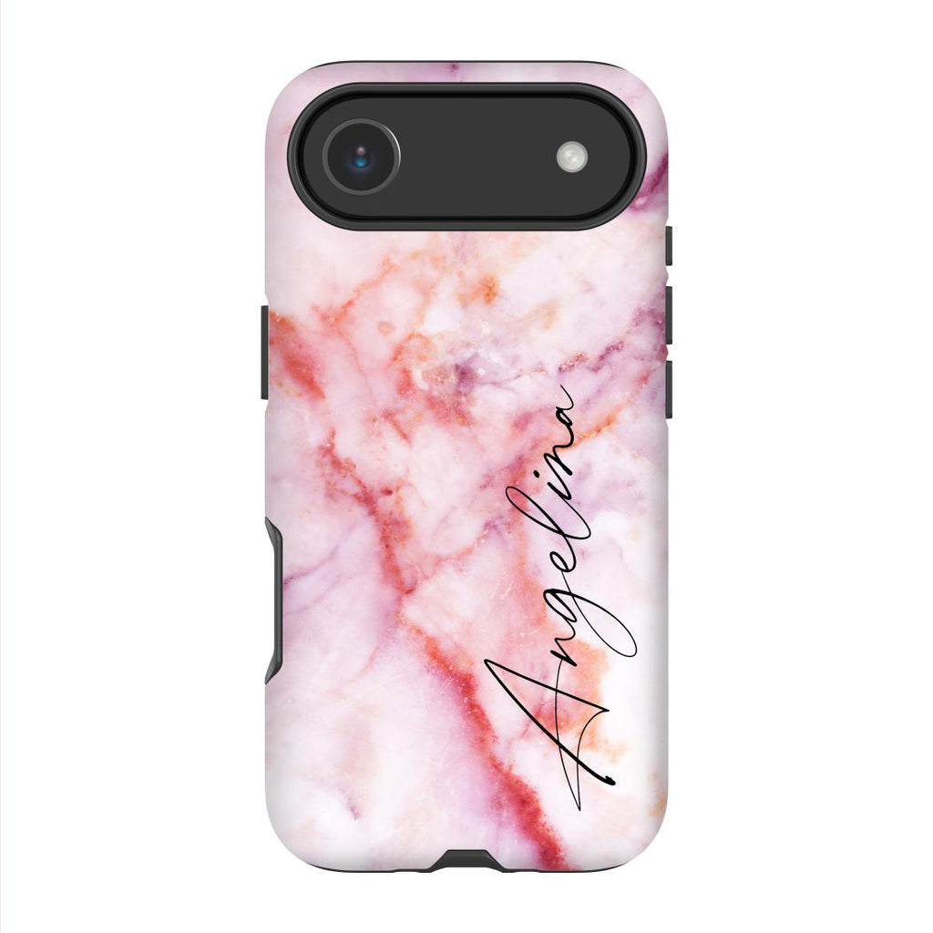 Personalised Pastel Marble Name iPhone 17 Air Case