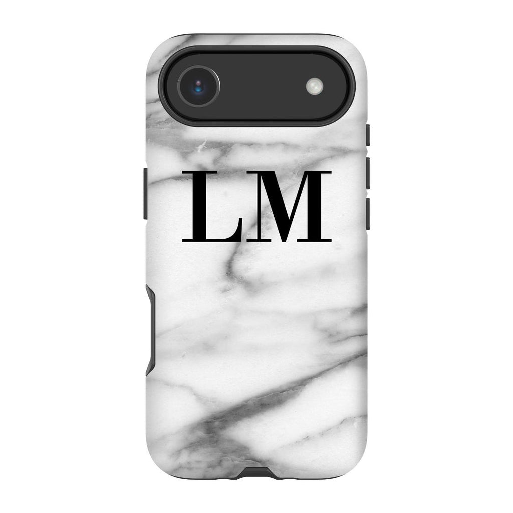 Personalised Pentelic Marble Initials iPhone 17 Air Case