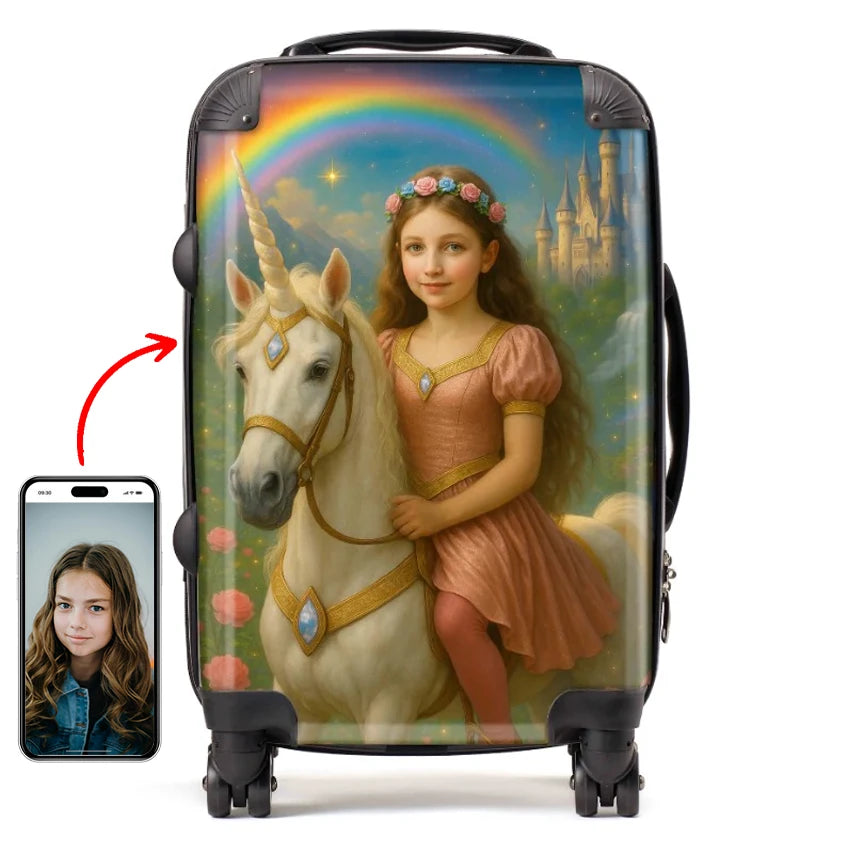 Personalised Unicorn Princess Suitcase
