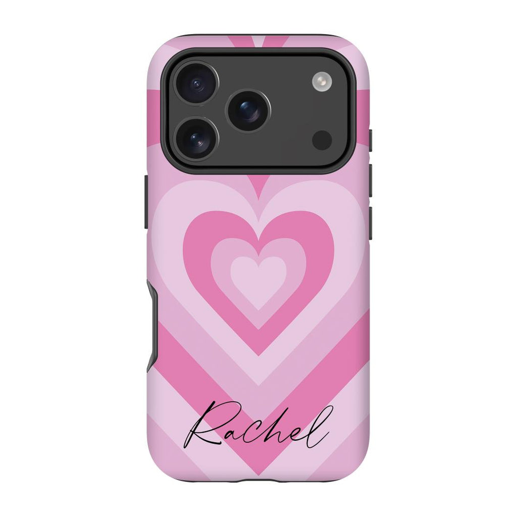 Pink Heart Latte iPhone 17 Pro Max Case