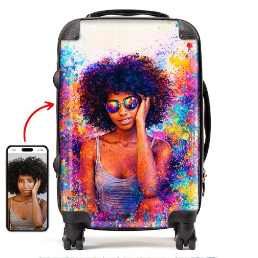 Personalised Pop Art Suitcase