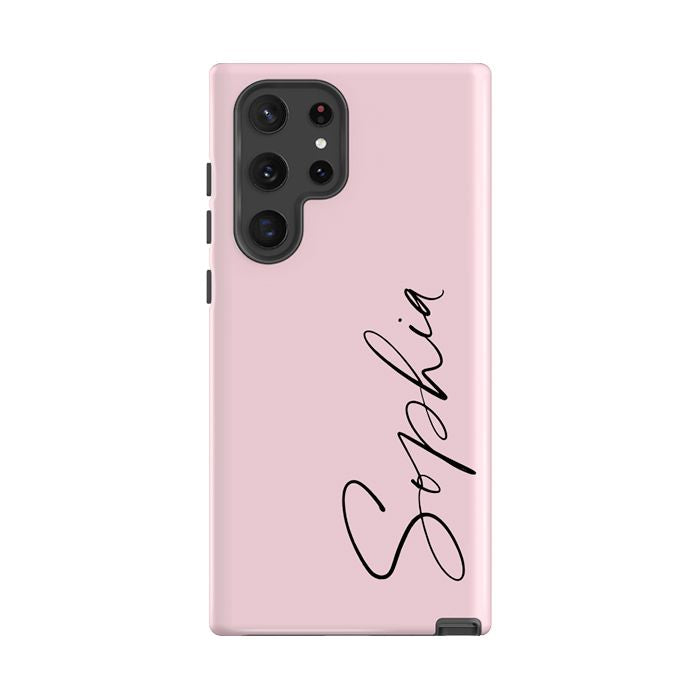 Personalised Bloom Script Name Samsung Galaxy S26 Case