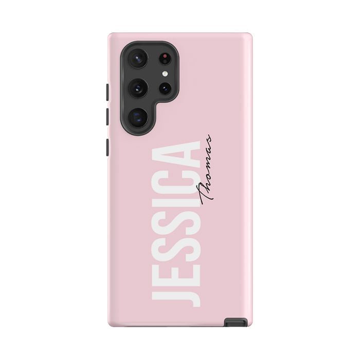 Personalised Bloom Name Side Samsung Galaxy S26 Case