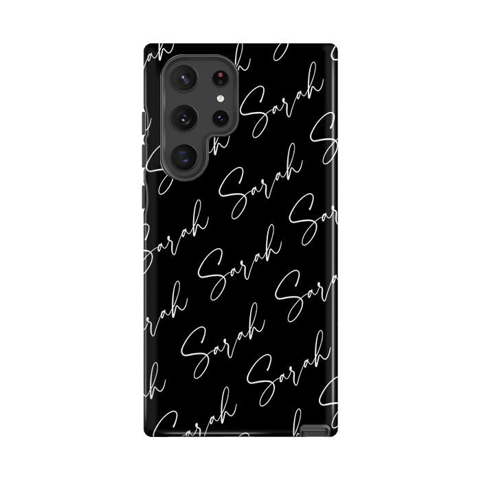 Personalised Script Name All Over Samsung Galaxy S26 Case