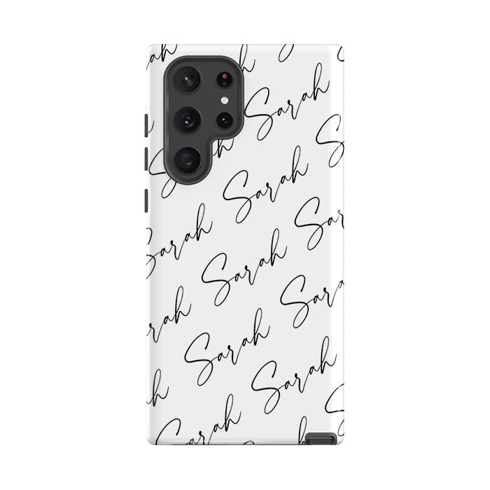 Personalised Script Name All Over Samsung Galaxy S26 Case