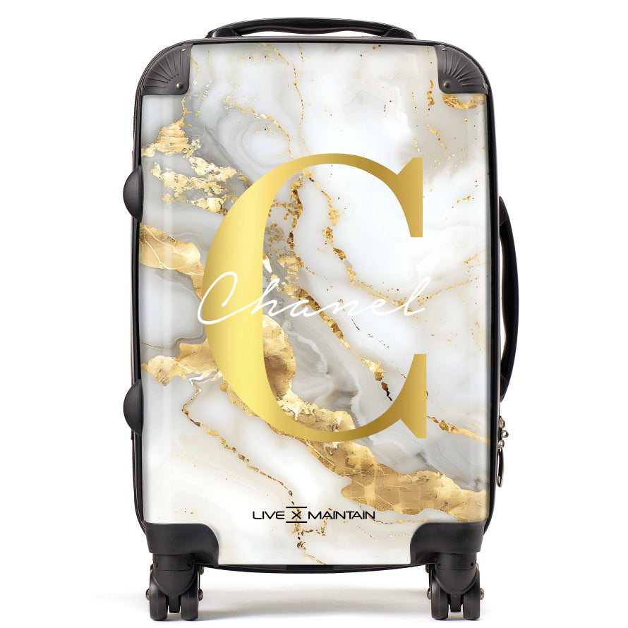 Custom C Chanel Suitcase